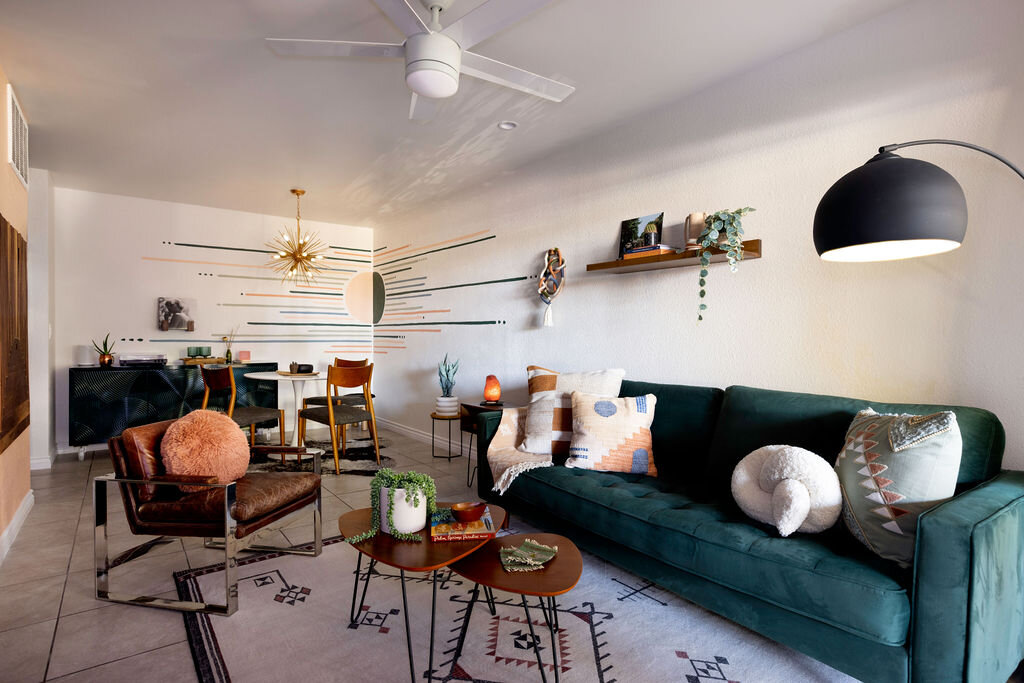 The Well open concept living area with wellness design
